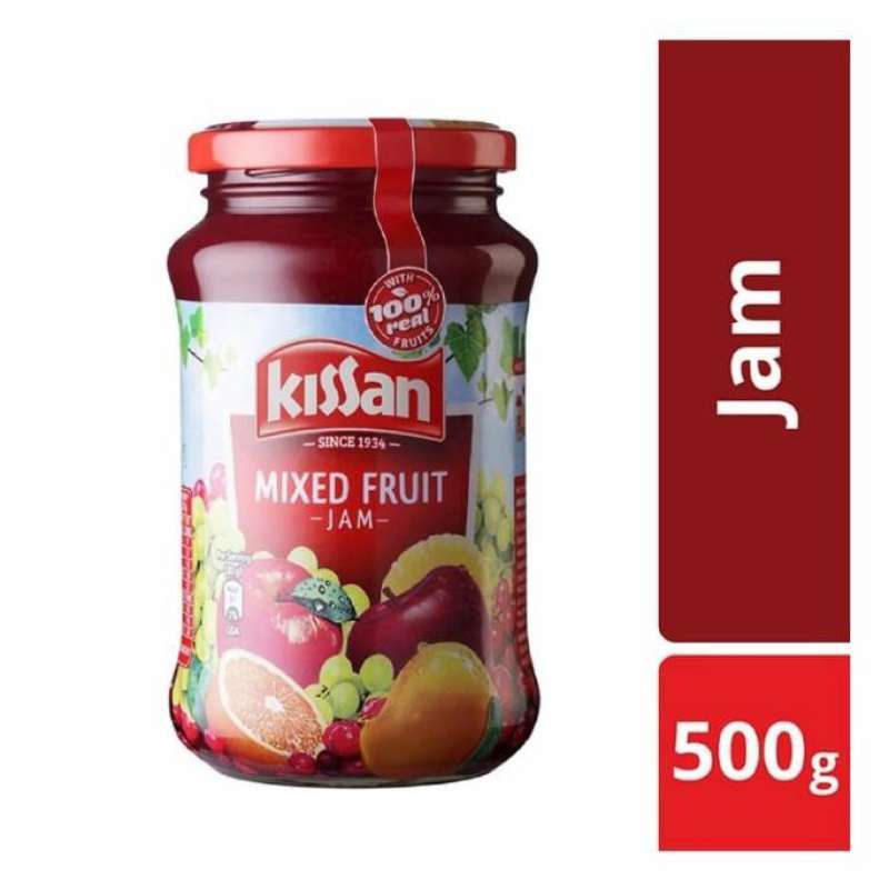 Promo MIXED FRUIT JAM KISSAN 500G / Selai Buah Campuran / sandwich