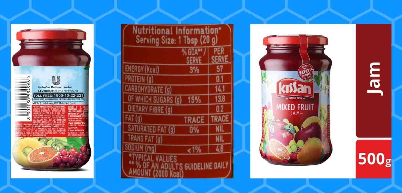 Promo Mixed Fruit Jam Kissan 500g / Selai Buah Campuran / Sandwich