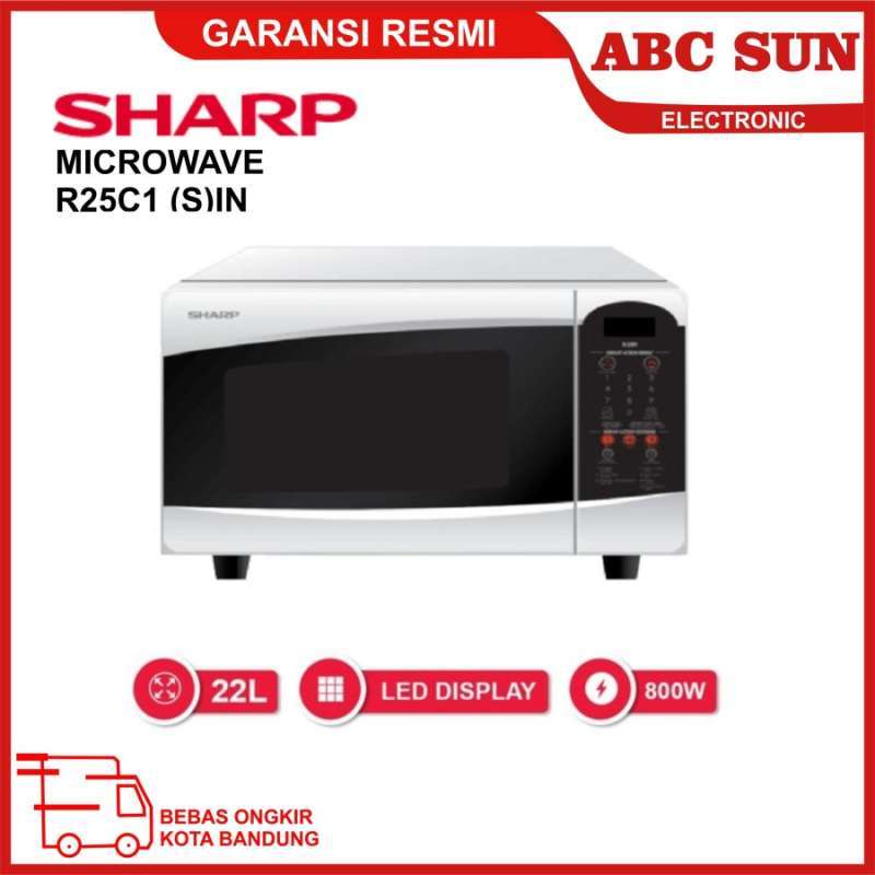 Jual Microwave Sharp R25c1 (s)insilver (khusus Bandung Gosend) Di Seller Sun Electronic
