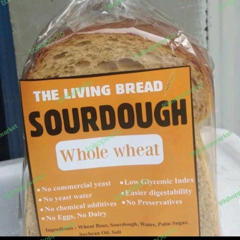 Jual Roti Sourdough Gandum Whole Wheat The Living Bread Di Seller