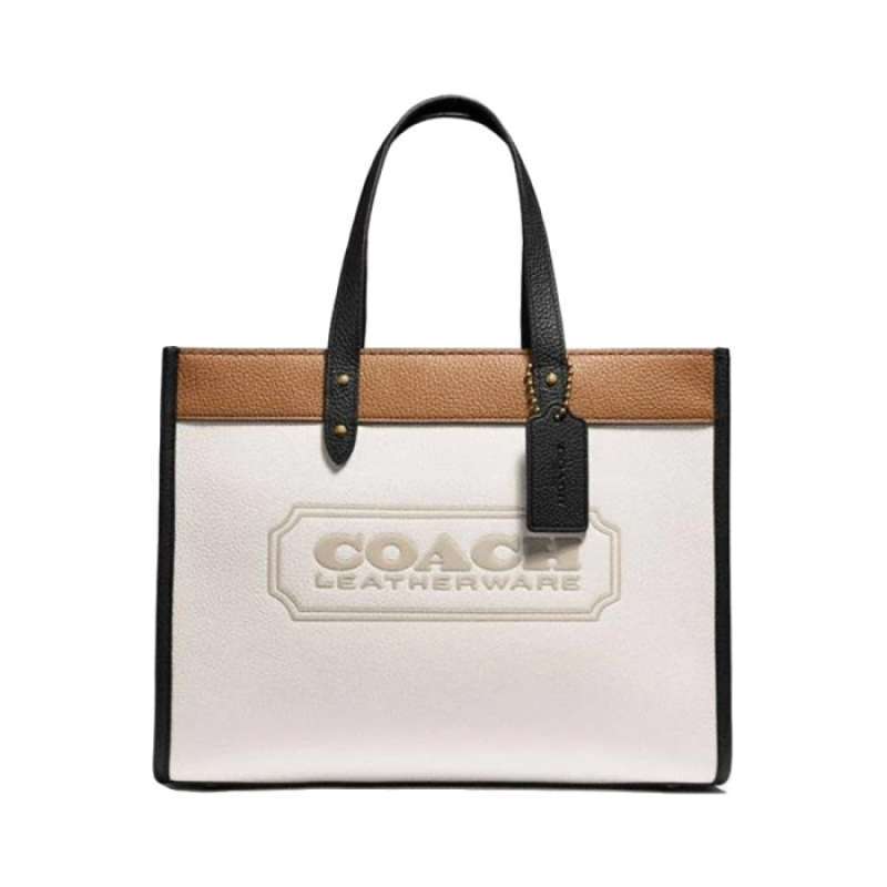 Jual Coach Field Tote 30 in Colorblock with C Bedge Chalk Multi di Seller voila.id Kebayoran