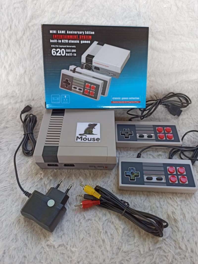 Promo nintendo nes clone 620 game retro mini game built in 620 classic