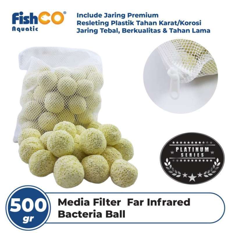 Jual Media Filter Bola Bioball Far Infrared Bacteria Ball 500Gram