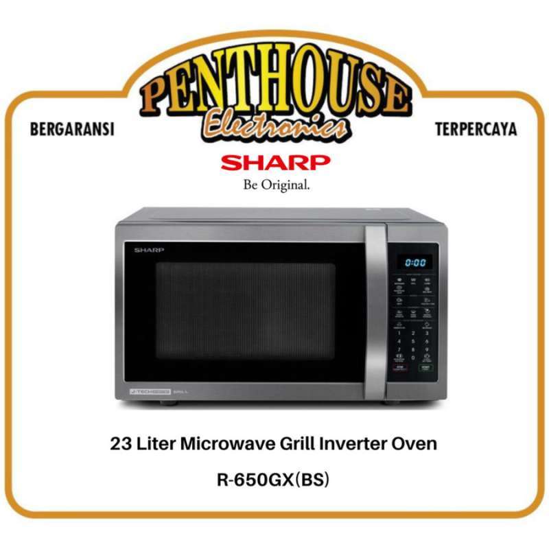 Jual Sharp Microwave Grill Inverter Oven 23 Liter R650GX(BS) / R650GX
