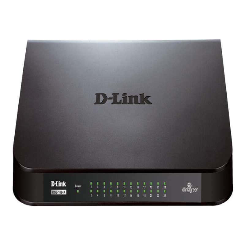 Promo D-LINK DGS-1024A SWITCH HUB 24-Port 10/100/1000 Unmanaged Gigabit ...