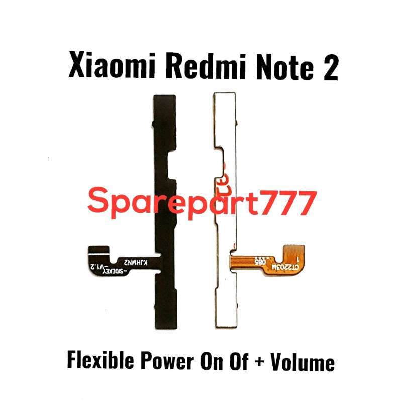 Jual Ori Flexible Connector Volume Power On Off Xiaomi Redmi Note 2