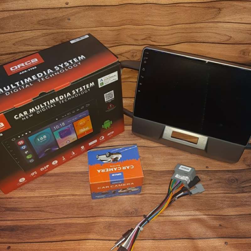 Jual ANDROID ORCA ADR9988 10 CAR PLAY + FREM HONDA FREED PNP+ CAMERA