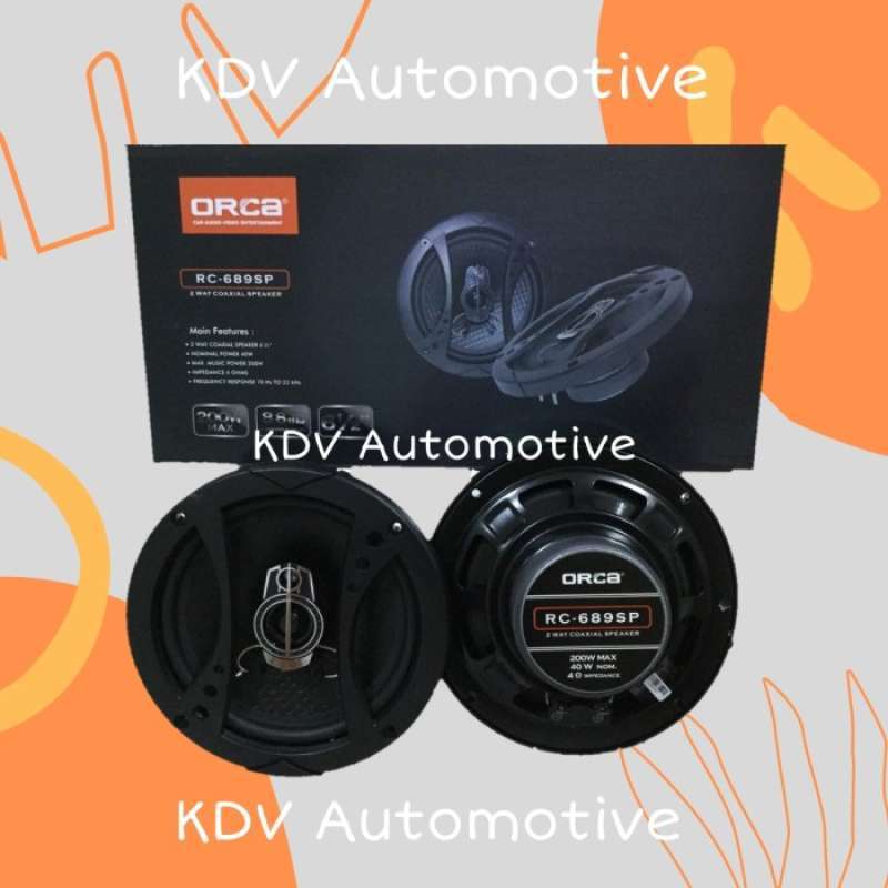 Promo Speaker Pintu Coaxial ORCA RC689SP 6 Inch Universal Termurahhh