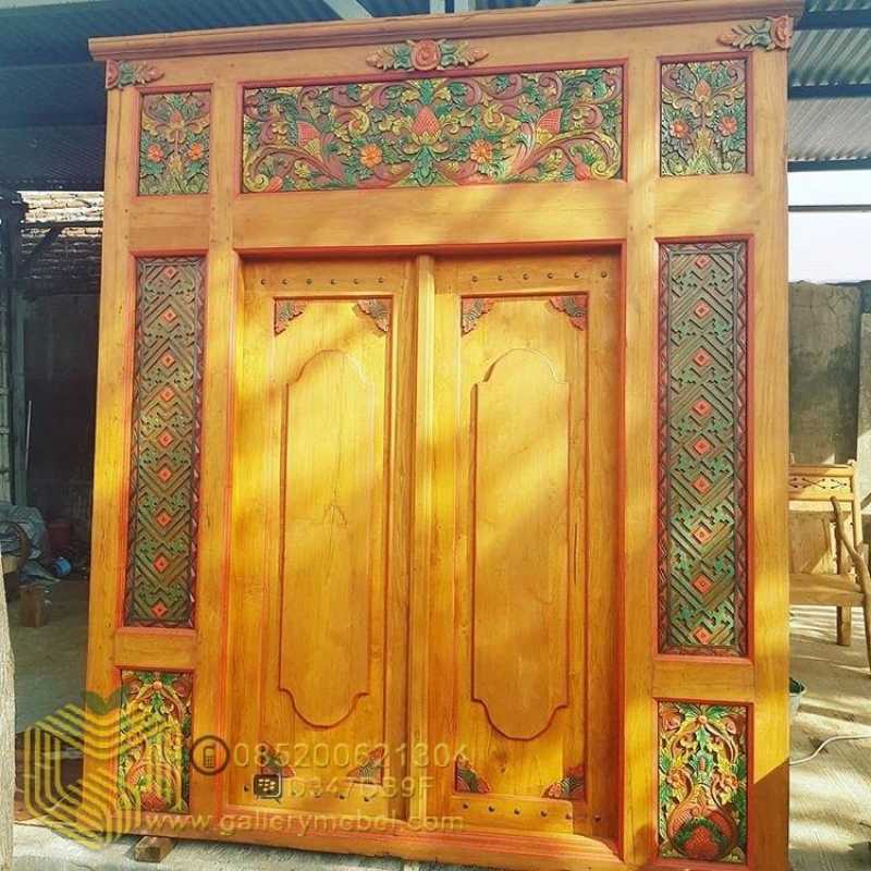 Jual Pintu Gebyok Model Minimalis Vintage - Pintu Rumah Klasik