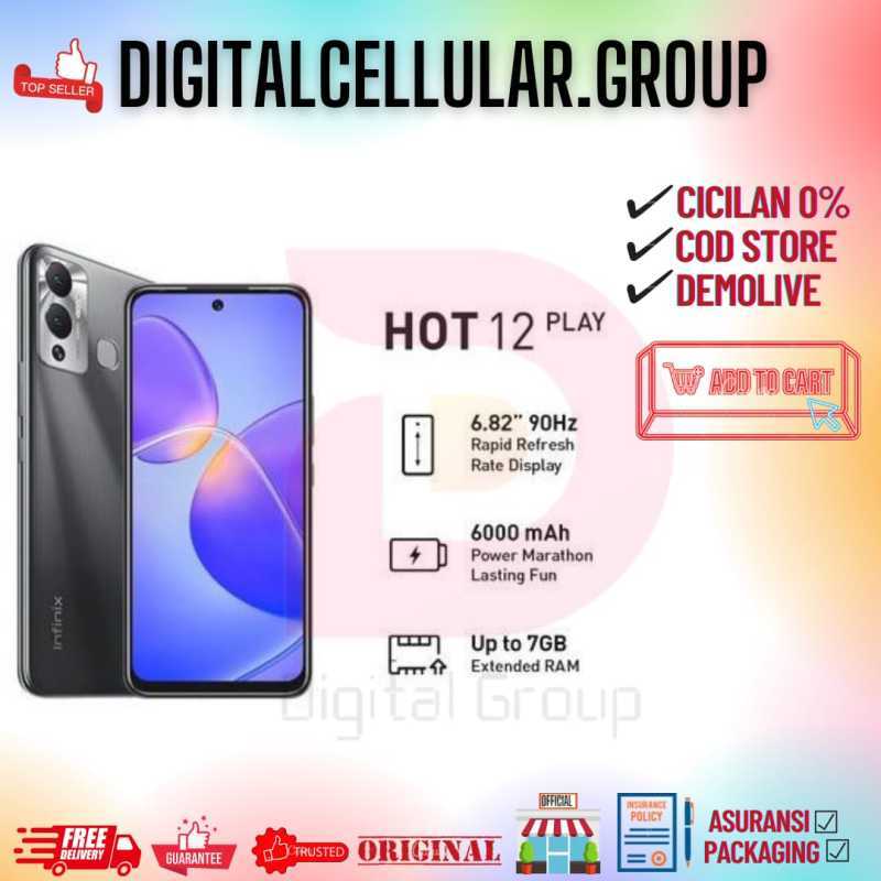 Jual Infinix Hot 12 Play Nfc 4/64 Gb 4 /64 Gb Non Nfc Di Seller ...