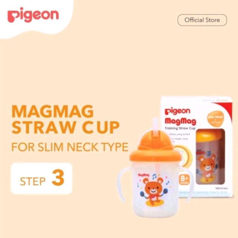 Jual Pigeon Mag Mag Step 3 Straw Cup Training Cup di Seller Lee
