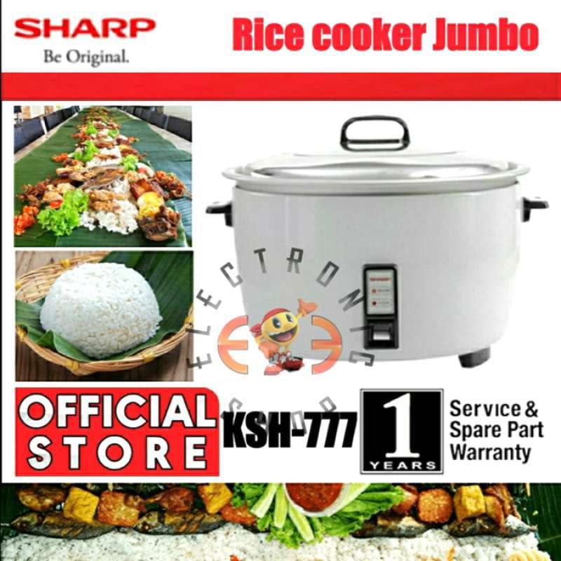 Jual PROMO RICE COOKER SHARP KSH 777 PENANAK NASI LISTRIK JUMBO 7 LITER ...