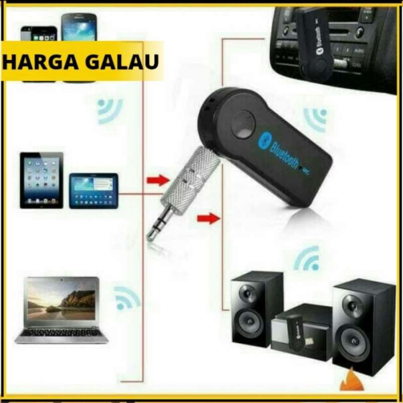 Jual car bluetooth AUX receiver adaptor music audio jp ke mobil tanpa
