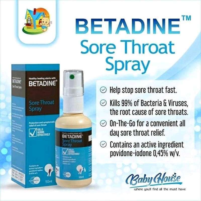 Jual BETADINE SORE THROAT SPRAY di Seller bhouse_mdn Kota Medan