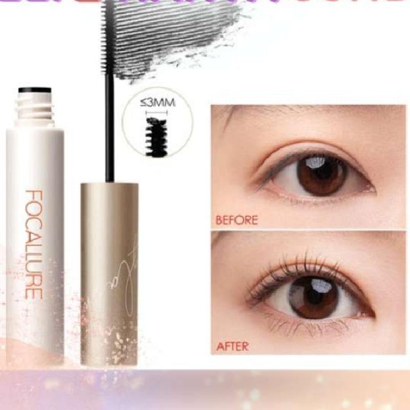 Jual FOCALLURE Curled Mascara 3mm Micro Brush Fiberfilled Mascara