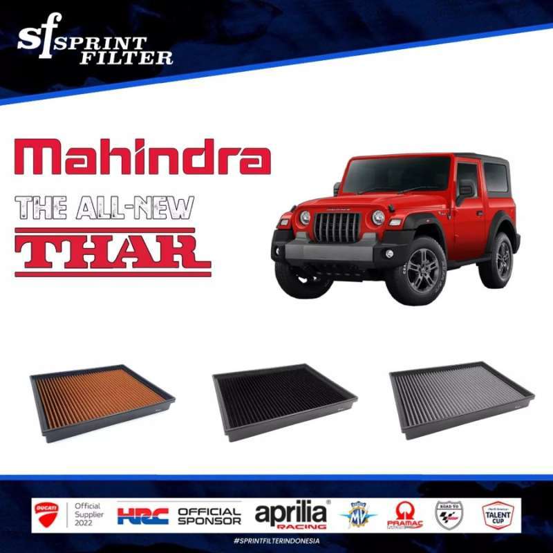Jual Filter Udara SPRINT AIR FILTER Mahindra Thar 2020 All New Thar