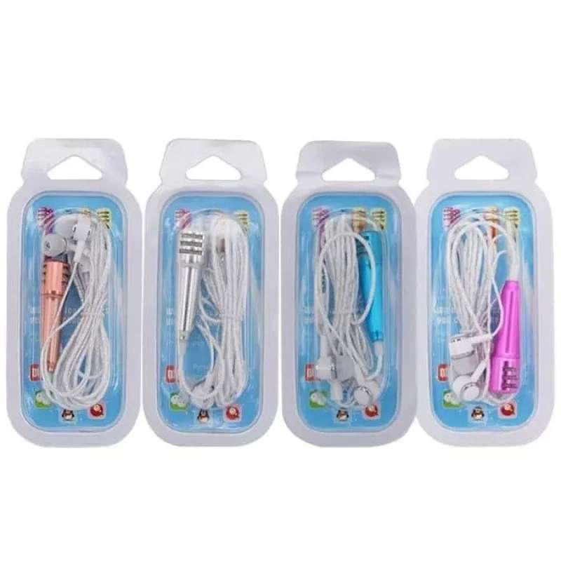 Promo Mic Microphone Mini Smule Plus Headset 2 IN 1 Karaoke For HP