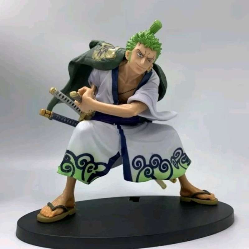Jual one piece roronoa zoro wano arc action figure di Seller toko micho