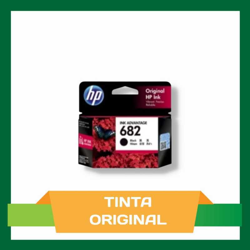 Promo TINTA CARTRIDGE HP 682 BLACK ORIGINAL Diskon 7 di Seller Tinta
