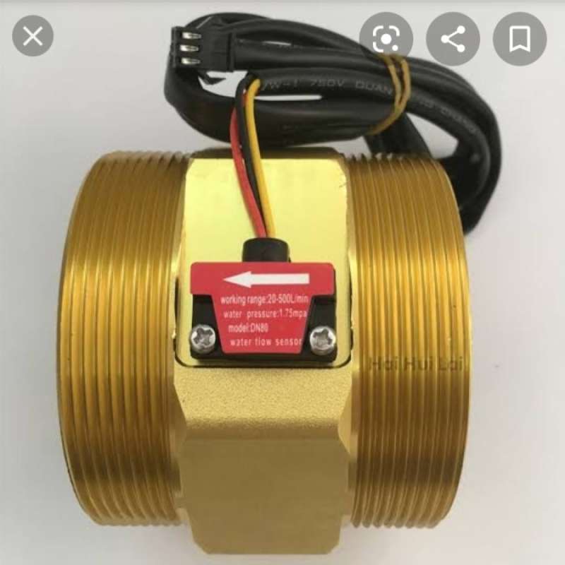 Promo Flow Sensor Water Flow Sensor Brass 3 Inch Diskon 4 di Seller