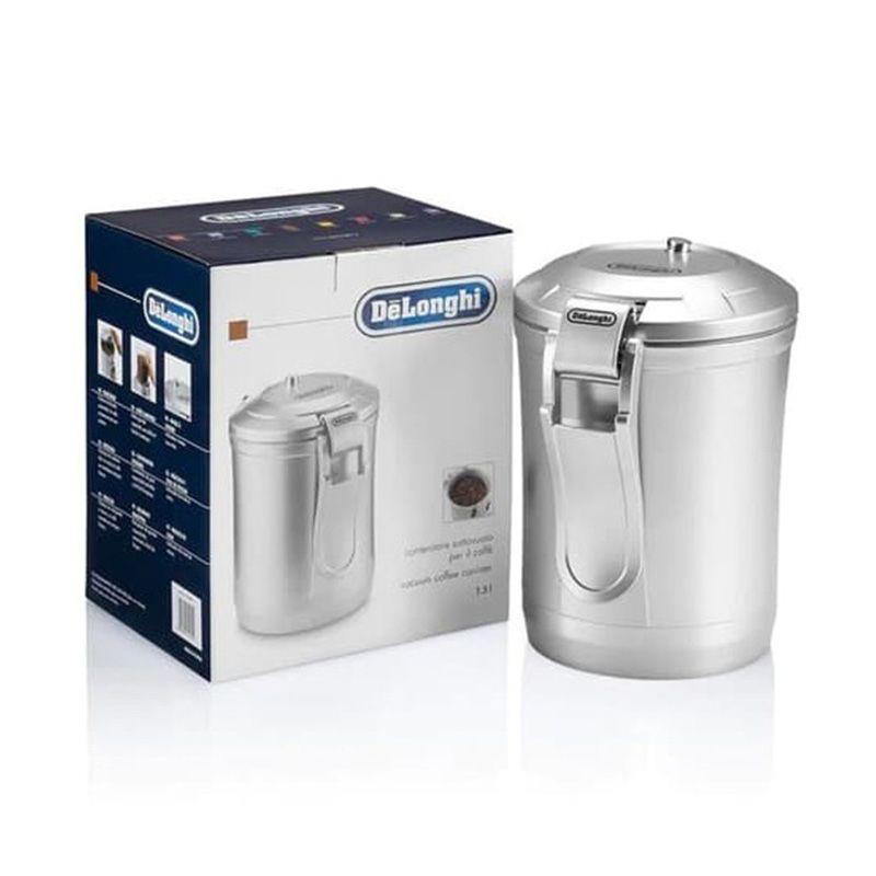Jual Delonghi Decc500 Vacuum Coffee Canister / Tabung Kopi Silver [1.