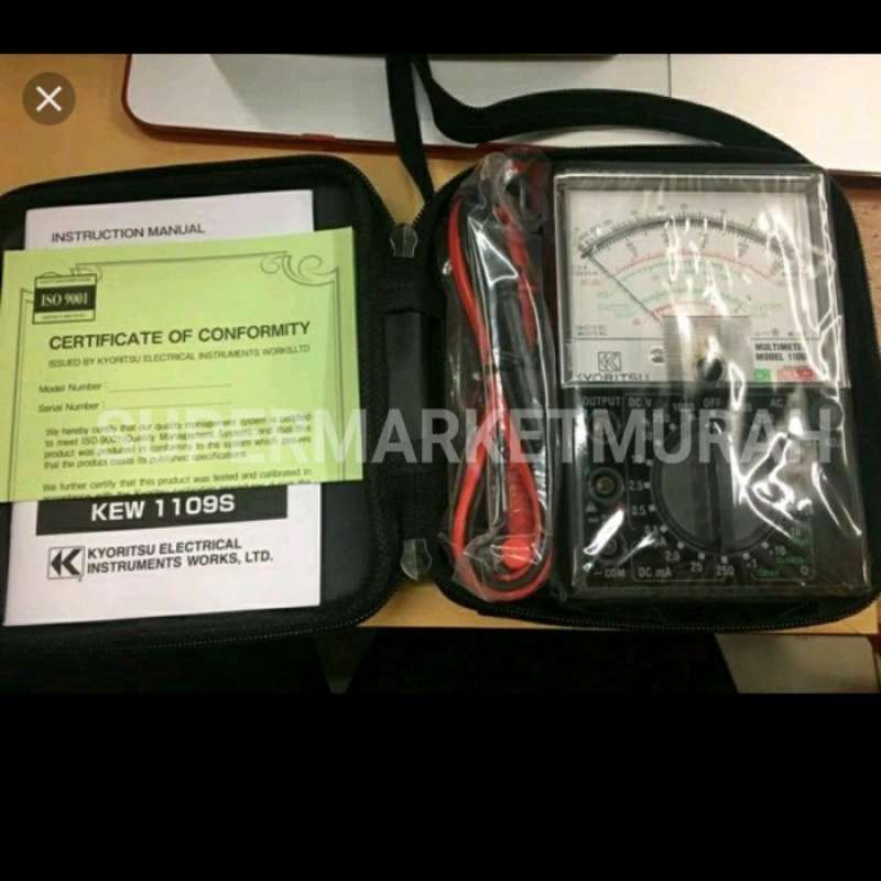 Jual Kyoritsu 1109S analog multimeter multitester jarum manual 1019 S
