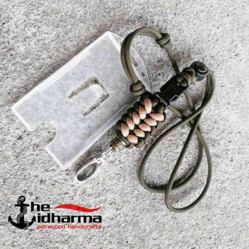Jual Lanyard Name Tag ID Card Holder Tempat Kartu Tali Paracord di