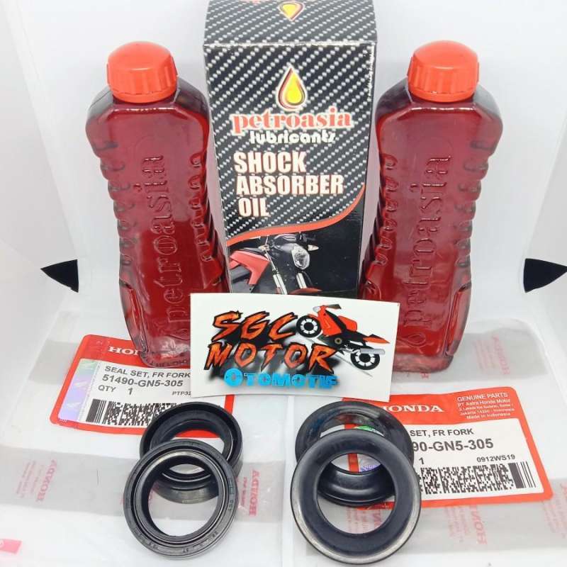 Jual â SEAL SHOCK+OLI SHOCK GN5 HONDA GRAND/SUPRA/REVO/BLADE di Seller