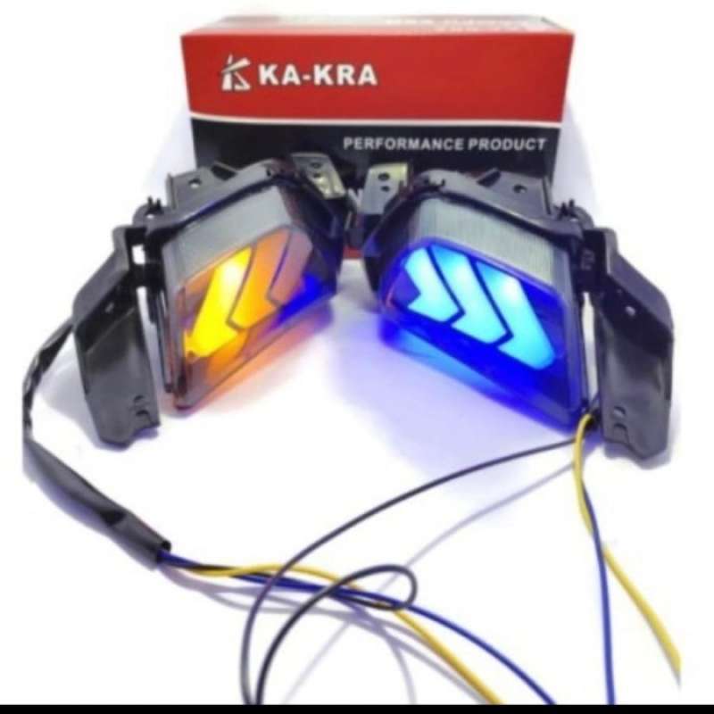 Promo LAMPU SEN SEIN NMAX NEW 2020 LED MODEL JPA RUNNING MERAH BIRU