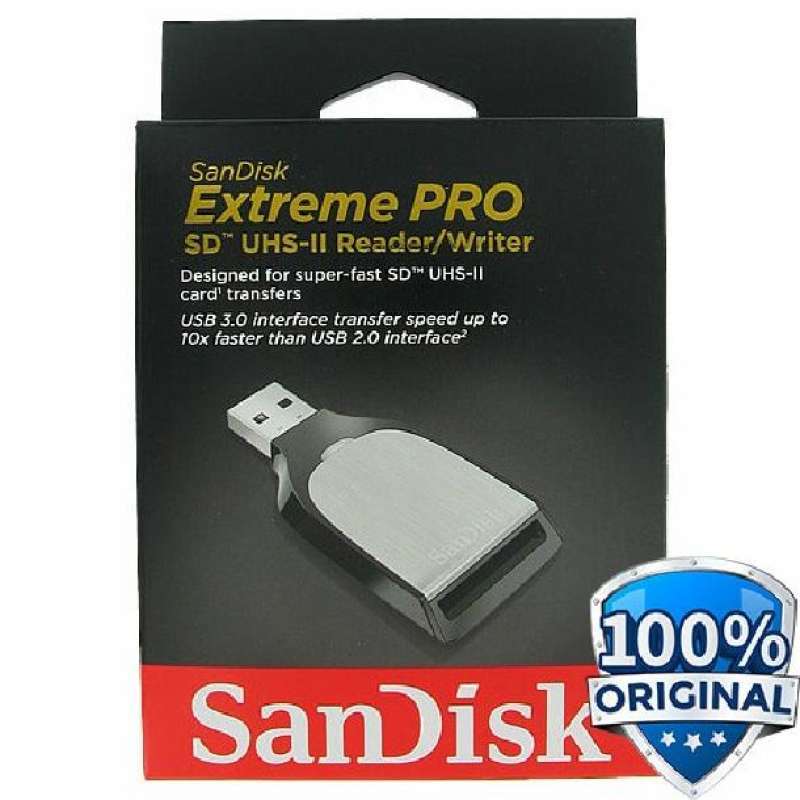 Jual SanDisk Extreme PRO SD Card Reader UHSII USB 3.0 Original di Seller tokoteknologi store