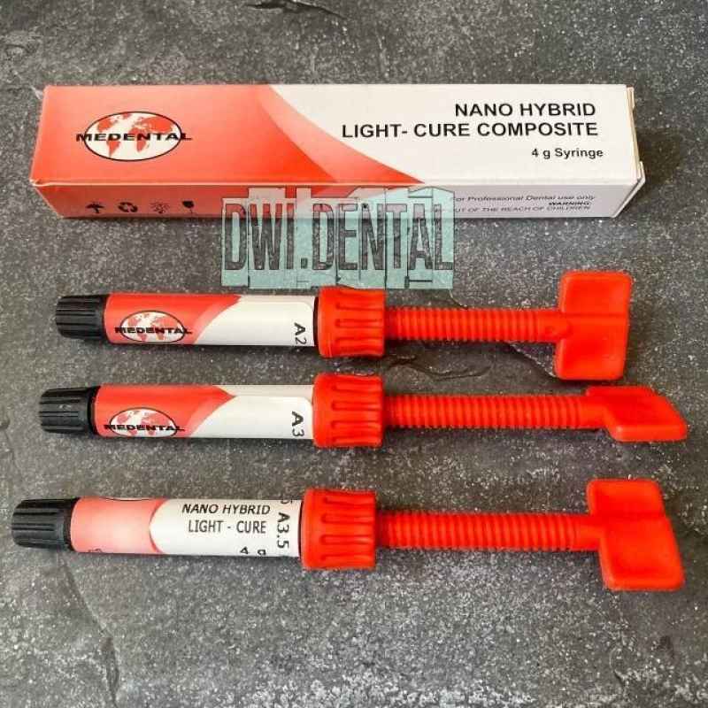 Promo Komposit Composite Medental Nano Hybrid Dental Restorative
