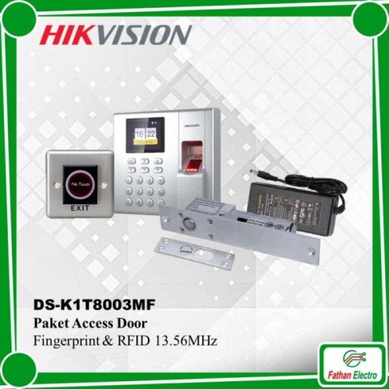 Promo Paket Access Door Hikvision DsK1T8003Mf Access Control Pintu