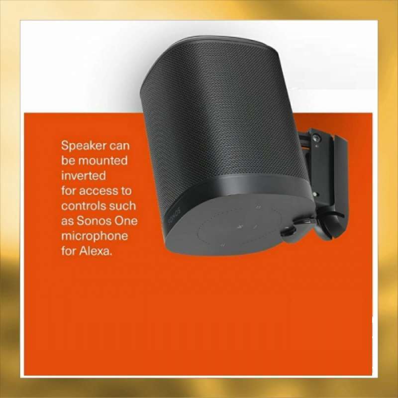 Supporto A Parete Per Sonos One, One SL, Play:1 | 2 Pezzi | Design Galleggiante Con Gestione Cavi