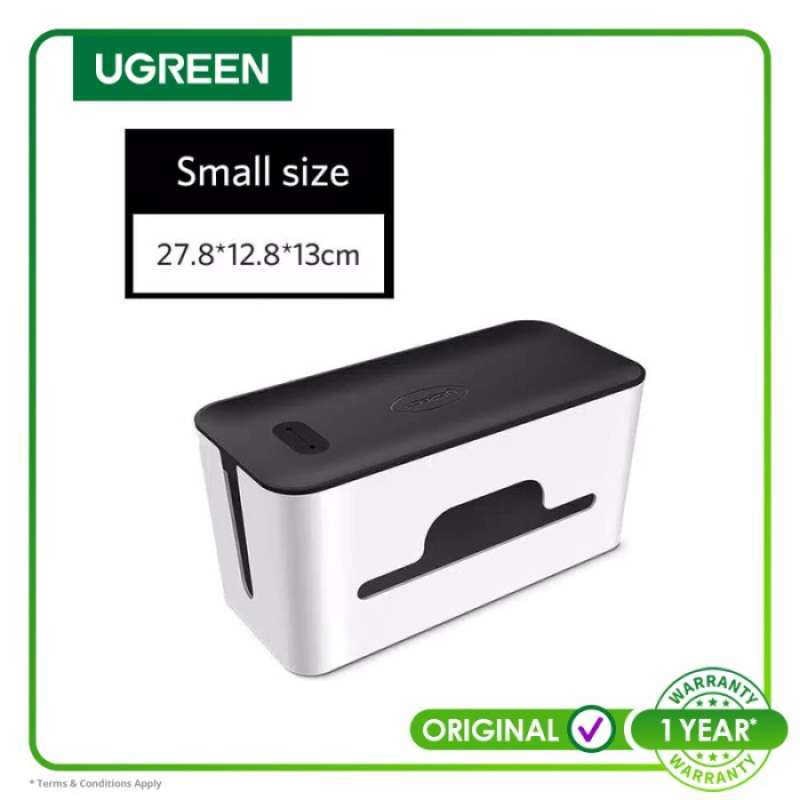 Jual Ugreen universal Cable Management Box Small Size White30397 di