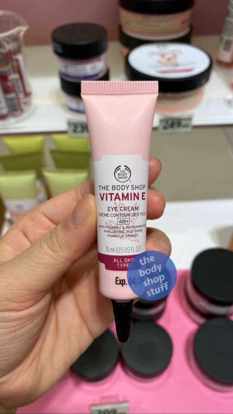 Promo The Body Shop Vitamin E Eye Cream 15Ml Diskon 16 di Seller