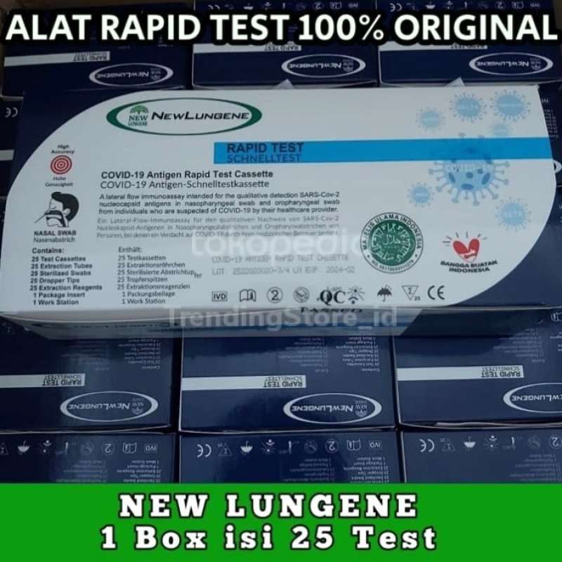Promo SWAB ANTIGEN 1 BOX ISI 25 TEST ALAT RAPID TEST SWAB ANTIGEN