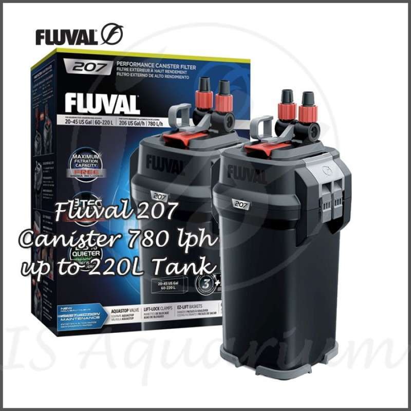 Promo Canister Fluval 207 Canister Filter 780LPH Filter Canister