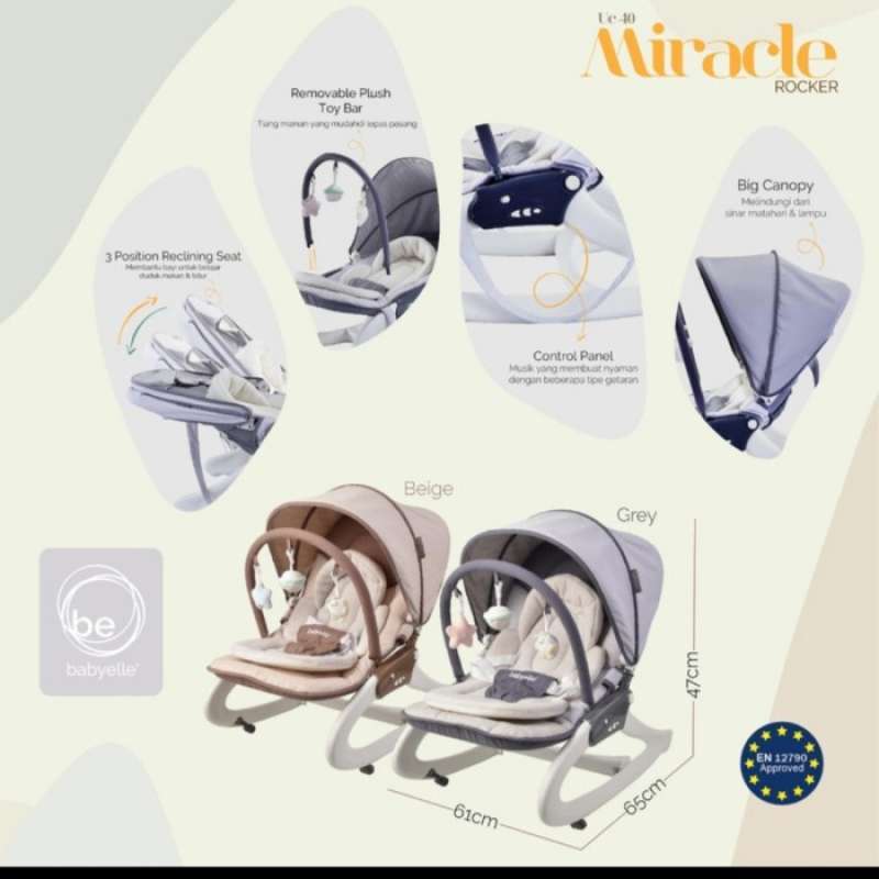 Promo Bouncer baby elle deluxe baby rocker activity Diskon 33 di Seller LaLa Baby Shop Kota