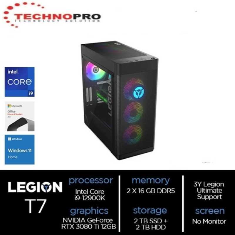 Jual Lenovo Legion T7 34iaz7 2myn || Core I9-12900k 32gb 2tb Ssd + 2tb ...