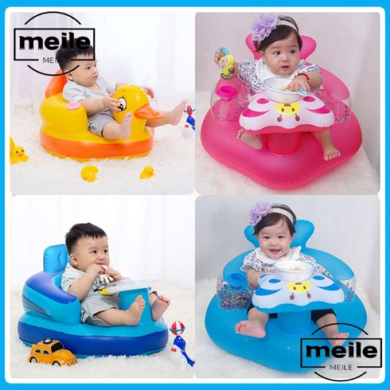 Jual Kursi Sofa Tiup Tempat Duduk Bayi Balon Motif Binatang Infant Seat di Seller LaLa Cantik