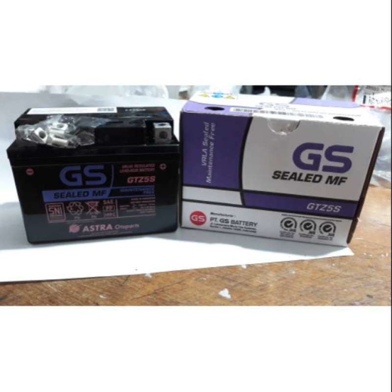 Jual Aki motor kering type gtz5s merk gs astra otopart. di Seller 2k