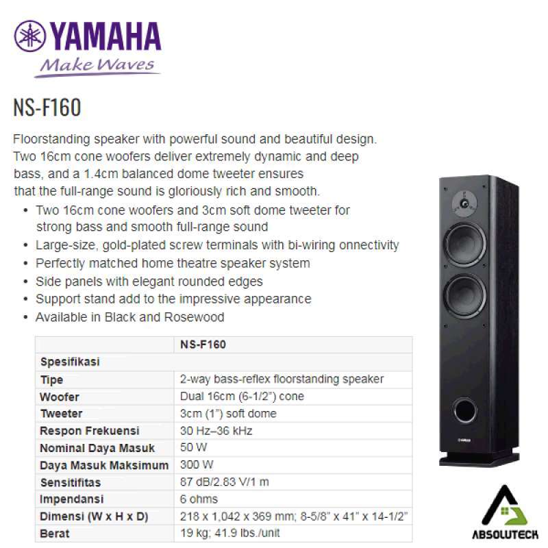 Jual Mini260 Stereo Bluetoothusb Digital Amplifier & Yamaha Nsf160