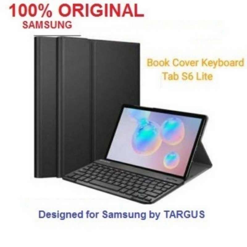 Promo Targus Book cover Keyboard Slim Tab S6 lite Original 100 Diskon