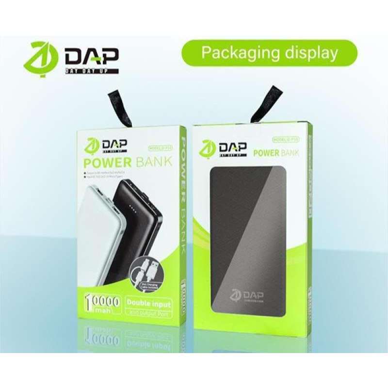 Promo DAP DP10 10000mAh Dual Output & Input Powerbank Multivariasi