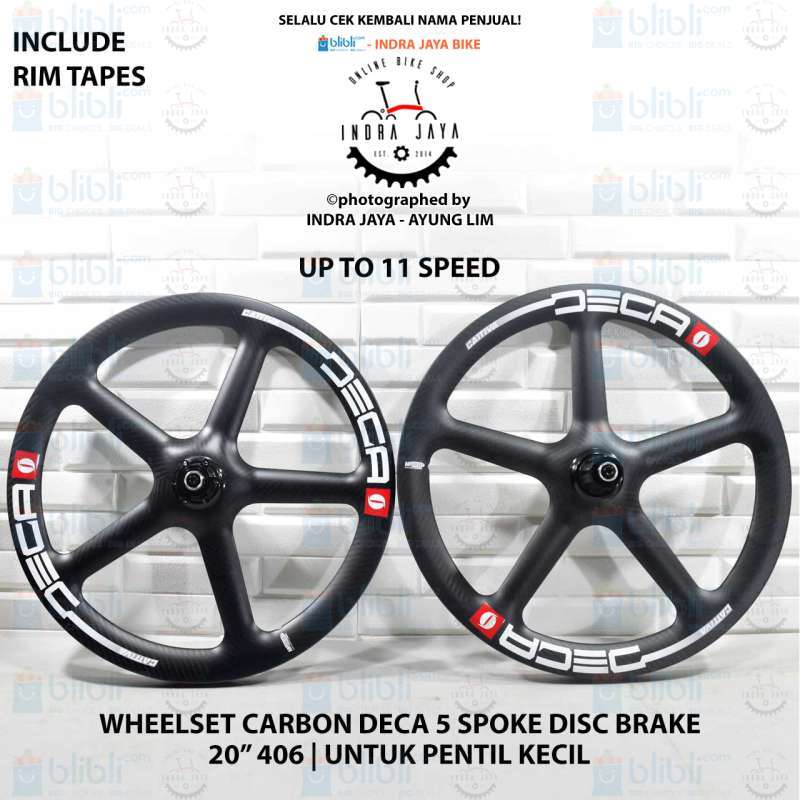 wheelset 20 406 disc brake