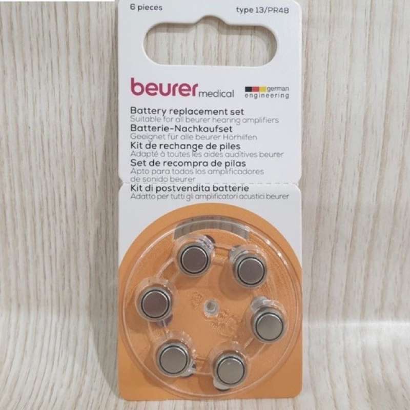 Promo Baterai Hearing Aid Beurer HA20 / HA50 Battery Alat Bantu( 6 pcs