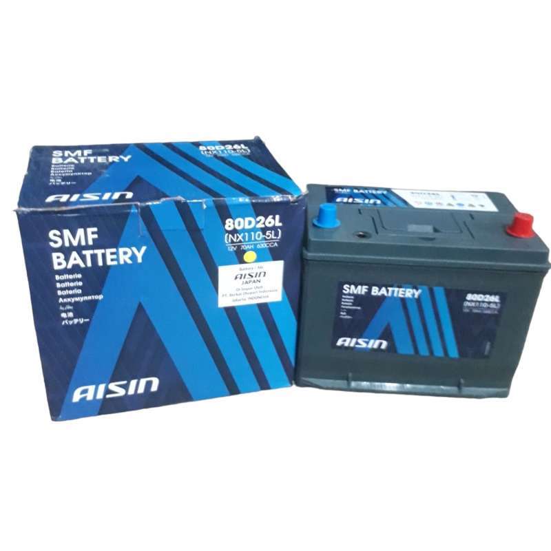 Jual Aki Mobil Aisin Nx110-5l - 80d26l 12volt Ah : 70 Di Seller Sumber