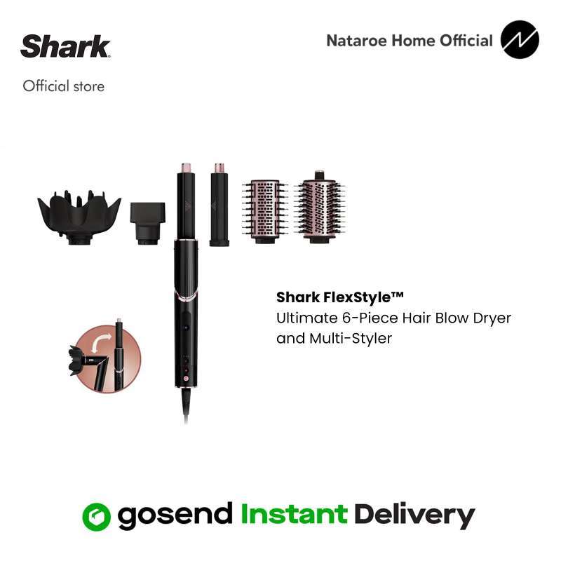 Promo Shark FlexStyle™ Ultimate 6Piece Hair Blow Dryer and MultiStyler Diskon 6 di Seller