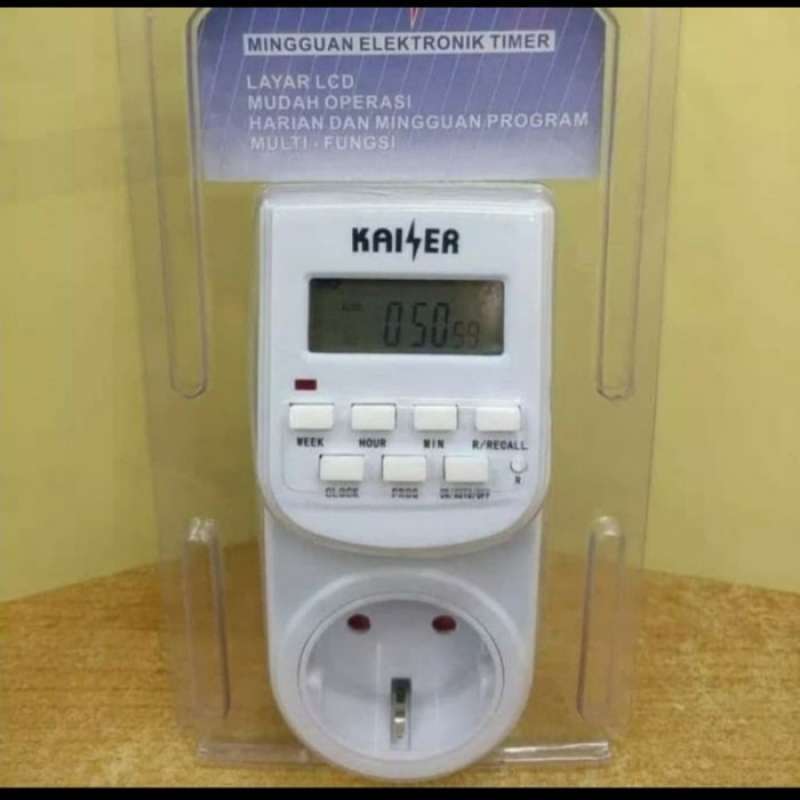 Promo timer digital stopkontak timer digital otomatis kitani Diskon 61% ...