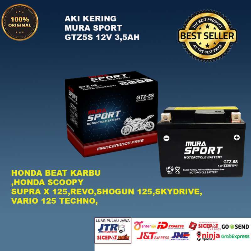 Jual Aki Motor Kering Murah Mura Sport Gtz5s Berkualitas Bagus Dan Awet